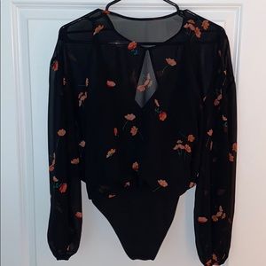 Aritzia Wilfred Bodysuit Blouse